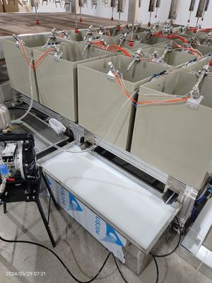 Hochpräzise automatische Spin-Beschichtungslinie für einheitliche Zellstoffgeformte Produkte