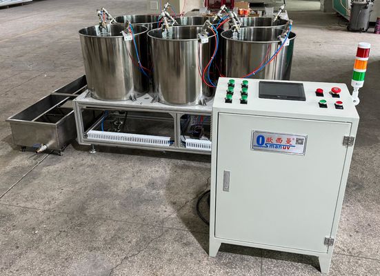 Präzisions 6-Positions-Rotationsbeschichtungssystem für Formzellstoff-Lebensmittelverpackungen - einheitliche Kontrolle der Filmdicke