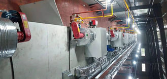 Schwerlast 28m Erdgas industrieller Trockner Trocknungslinie 24kw für Zellstoff Formen Paket
