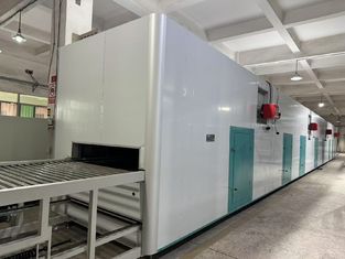 Kompakte 28 m lange Industrie-Trocknungsmaschinenlinie für die Großproduktion