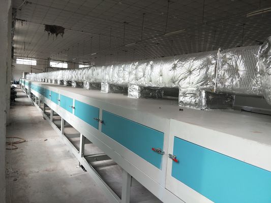 Erdgasgetriebene Trocknungs- und Spin-Beschichtungslinie für Zementfaserplatten und Kalziumcarbonatplatten