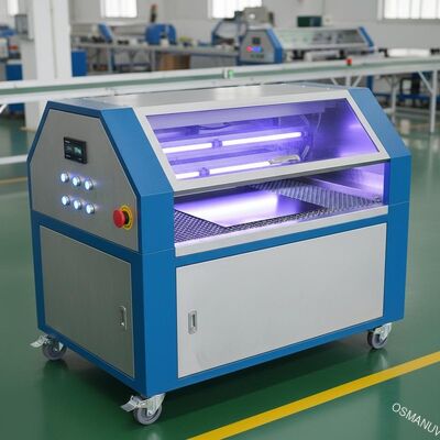 Energieeinsparung Drei Lampen UV-Heilung Maschine 5-20m pro Min Metal Sheet UV Led Maschine