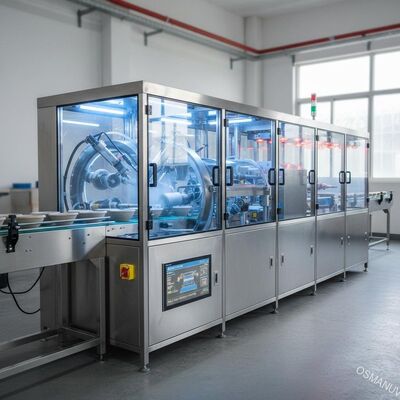 Hochpräzise automatische Spin-Beschichtungslinie für einheitliche Zellstoffgeformte Produkte