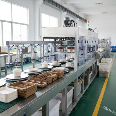 Maschine zur Beschichtung von Zellstoffformungen Automatische Spin-Beschichtungslinie Ideal für die Beschichtung von geformten Faserprodukten