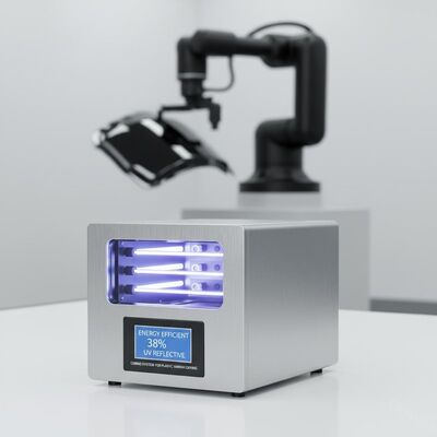 Energieeffizientes, 38 Prozent UV-reflektierendes Härtsystem zur Trocknung von Kunststofflacken