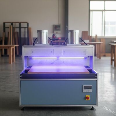 Two Lamp UV Curing Machine for Wooden Furniture Surface Drying High-Intensity Instant Curing System