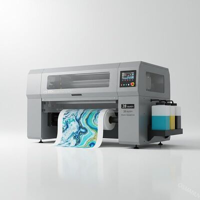UIN-300A Single-Pass-Digitaldrucker mit 300 mm Druckkopf, wasserbasierte Tinte und Geschwindigkeit von 28 m/min für kundenspezifische Designs
