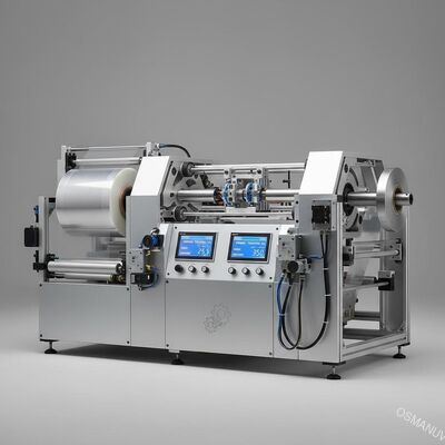 Hochgeschwindigkeits-Abwickel- und Aufwickelanlage mit anpassbarer Spannungsregelung und Präzisionsspannung für Rollen-zu-Rollen-Verarbeitung