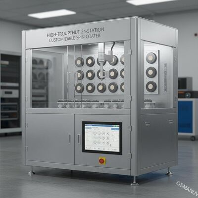 Hochleistungs- 24-Stationen-Anpassungs-Spin-Coater für die industrielle Waferbeschichtung