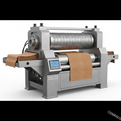 Automatische Druckmaschine mit individualisierbarem Rollenmuster, maximale Druckbreite von 600 mm und maximalem linearen Druck von 20 kN/m