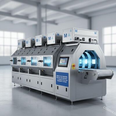 ENERGIESPARENDER INDUSTRIE-MIKROWELLEN-BANDTROCKNER – INDIVIDUELL ANPASSBARE MAGNETRON-ANORDNUNG & LUFTSTROM