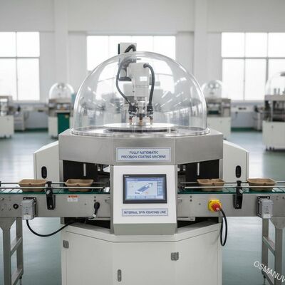 Interne Rotationsbeschichtungsanlage für Zellstoffformteile - Vollautomatische Präzisionsbeschichtungsmaschine