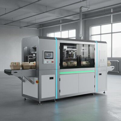 Hochgeschwindigkeits-Digitaldrucker mit einem Durchgang für Formmasse-Lebensmittelbehälter