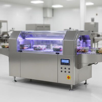 Hochintensitäts-UV-C-Tunnelsterilisator für transparente Lebensmittelverpackungen