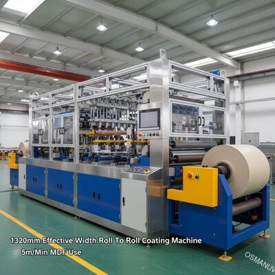 1320mm Ist-Breiten-Rolle, zum Beschichtungs-Maschine 5m/Min von MDF-Gebrauch zu rollen