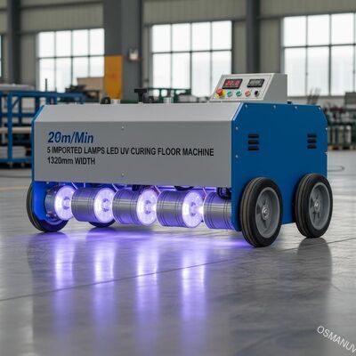 führten importierte Lampen 20m/Min 5 kurierenden UVboden maschinell bearbeitet 1320mm Breite