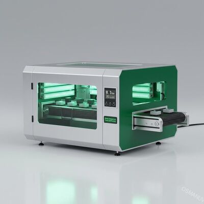 Kurierende UVmaschine der Energiesparlampe-9.7KW, 15m/Min Green Uv Led Machine