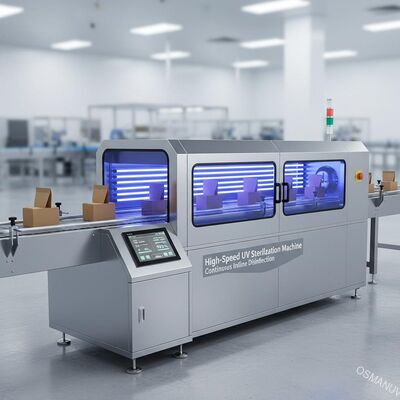 Hochgeschwindigkeits-UV-Sterilisationsmaschine für Lebensmittelverpackungen.