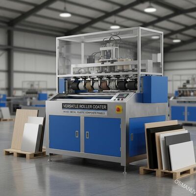 Versatile Mehrzweck-Rollenablagemaschine für Holz-, Metall-, Kunststoff- und Verbundplatten