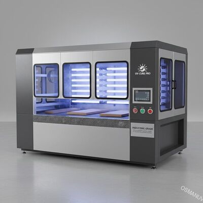 Industrielle UV-Härte-Maschine für schnelles Oberflächentrocknen und -härten von Holzbeschichtungen mit Lösungsmitteln
