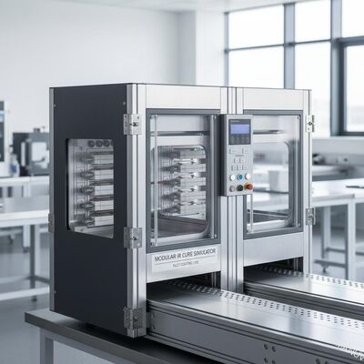 Modulares Modul zur Simulation der Infrarot-Härtung für Pilotbeschichtungsleitungen