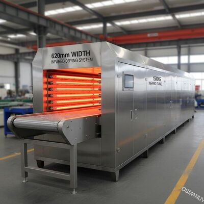620mm Breiten-Infrarottrocknungs-Systeme, Infrarottunnel 1500kg