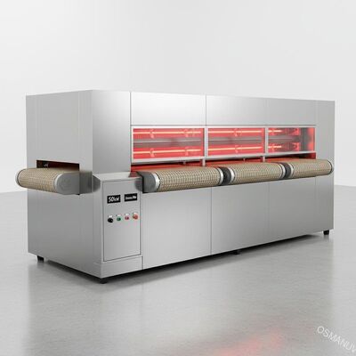 Infrarottrocknungs-Maschine 3sheets/Min des Edelstahl-50kw