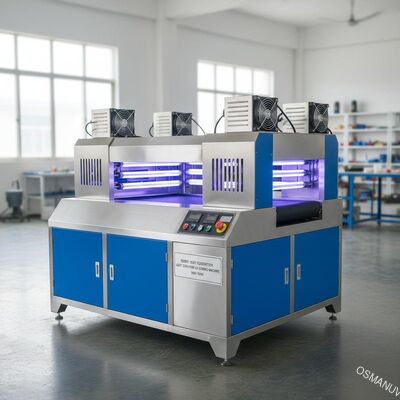 ISO9001 Wärmeableitungs-Licht-Förderer-kurierende UVmaschine 380V 50HZ