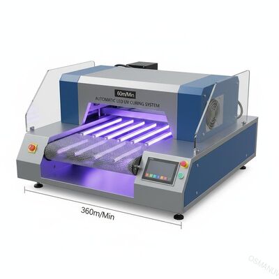 kurierender UVförderer Mesh Width 60m/Min Automatic Led Maschinen-360mm