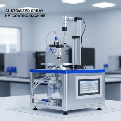 Kundengebundener des Spray-HMI Abstand 1000ml/Min 0.1-3mm Beschichtungs-der Maschinen-200mm