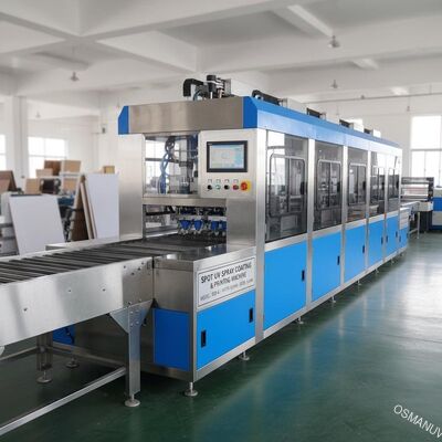Stellen-UVspray-Beschichtungs-Maschinen-/der Stellen-UVdruck-Maschinen-920mm Breite 6M/Min
