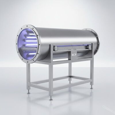 Edelstahl-Leuchtröhre-Wellen-UV-Bestrahlung Maschine 1m/Min des sus-304