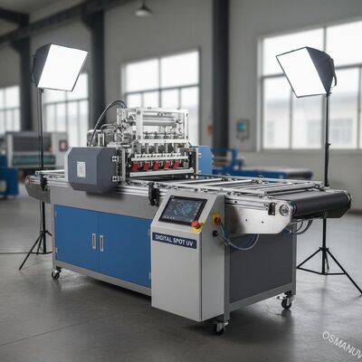 1.5mm Förderer-Digital-Stellen-UVrückrollenauftragmaschine Stahlplatten-2.2KW