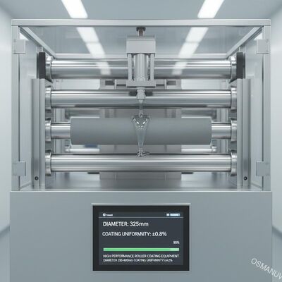 Hochleistungs-Rollenausrüstung Durchmesser 200-400 mm Beschichtungseinheitlichkeit ≤±2%