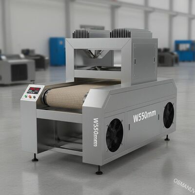 Förderband-kurierendes Maschinen-Luftkühlungs-UVsystem 6.8KW W550mm