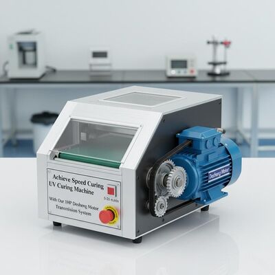 Erreichen Sie die Geschwindigkeit der UV-Härtung Maschine mit unserem 1HP Desheng Motor-Übertragungssystem 5-20m/min Geschwindigkeit
