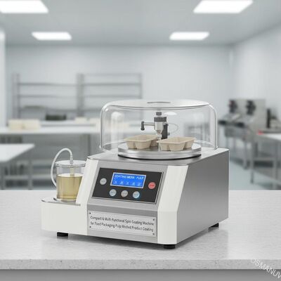 Kompakte und multifunktionale Spin-Coating-Maschine für Lebensmittelverpackungen