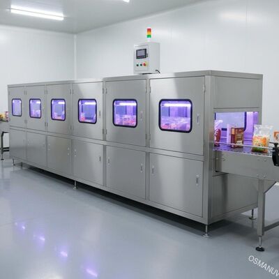 Industrieller UV-Sterilisationskanal für Lebensmittelverpackungen und Schüttwaren - Fördersystem