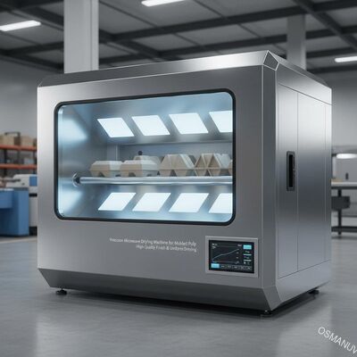 Präzisions-Mikrowellen-Trocknungsmaschine für geformten Zellstoff | Hochwertiges Finish und gleichmäßige Trocknung