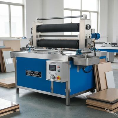 Präzisions-Zweiwalzenbeschichtungsmaschine für PVC-, Möbel- und Metallplatten mit anpassbarer Beschichtungsdicke