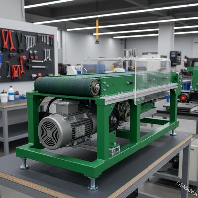 220V 50HZ synchrone Cnc-Grün-Förderband-Maschine 0.75KW