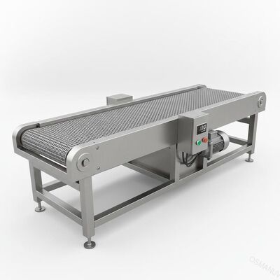 W1320mm 1m/Min Stainless Steel Conveyor Belt Maschine/Mesh Belt Conveyor