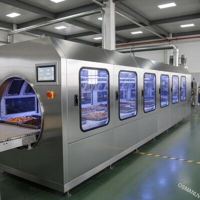 Industrielle 380V 10m/Min Mikrowellentrockner für Lebensmittel für Kartonboden
