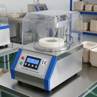 Einzelne Arbeitsstation Spin Coater Papiermasse Formen für Lebensmittelverpackungen CE-Zertifizierung