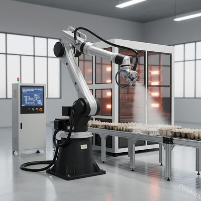 Zermahlen Sie formendes Roboterspritzlackierverfahren-System 380V 50HZ