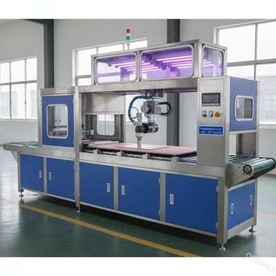 Integrierte Brett-Linie UVFarbspritzpistole 380VAC der beschichtungs-Maschinen-1500mm