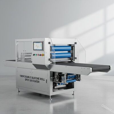 Silikon-Rollenstellen-UVauftragmaschinen-Maschine des Doppelt-10KW