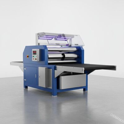 620mm Breiten-doppeltes Rollen-UVbeschichtungs-Maschine 10KW für Boden