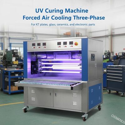 UV Curing Machine Forced-air Cooling Three-Phase Company für KT-Platten oder Glas oder Keramik oder elektronische Teile