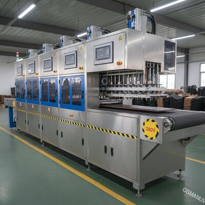 Schuh-materieller Vorhang-beschichtende Ausrüstung, die 380V vierstufig übermittelt